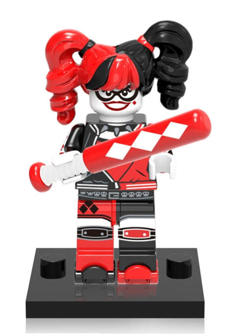Other LEGO & Building Toys Harley Quinn on roller skates minifigure